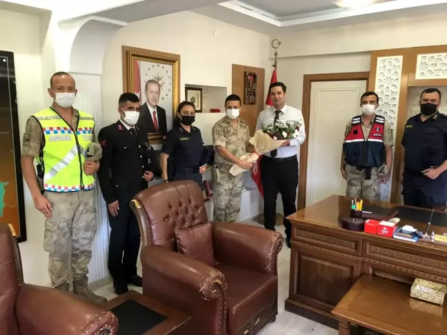 Son dakika yaşam: Jandarma'dan Kaymakam Gülenç'e ziyaret