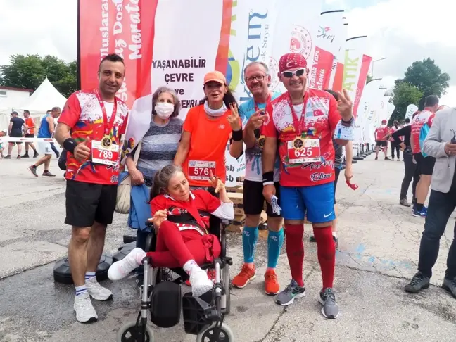 Edirne maratonuna damga vurdular