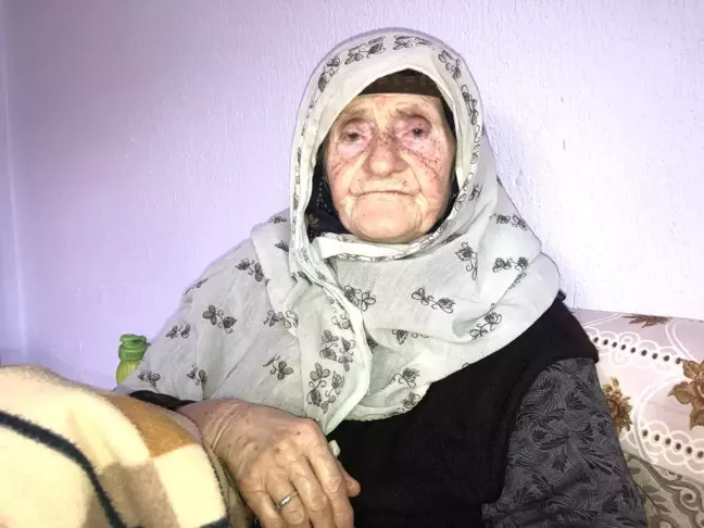 Son dakika genel: 100 yaşındaki Müzeyyen nineye polis şefkati