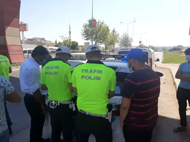 Gaziantep'te drone destekli trafik denetimi