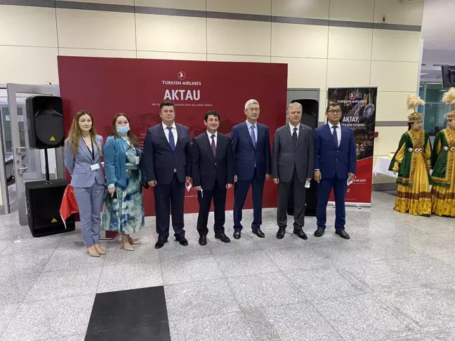 THY'nin 255. destinasyonu Kazakistan'ın Hazar Denizi kıyısındaki Aktau şehri oldu