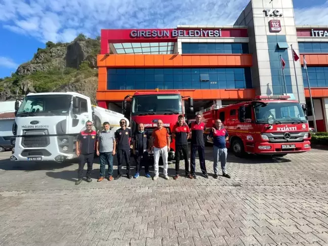 Son dakika haberleri: Giresun'dan Antalya'ya itfaiye aracı ve personel desteği
