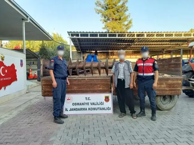 Osmaniye'de bağ ve bahçeden hırsızlık yapan zanlı yakalandı