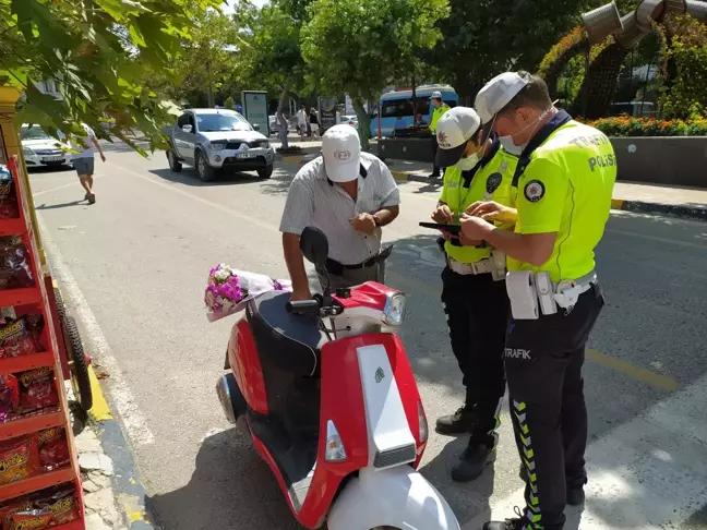 Keşan'da motosikletlere yönelik uygulama yapıldı