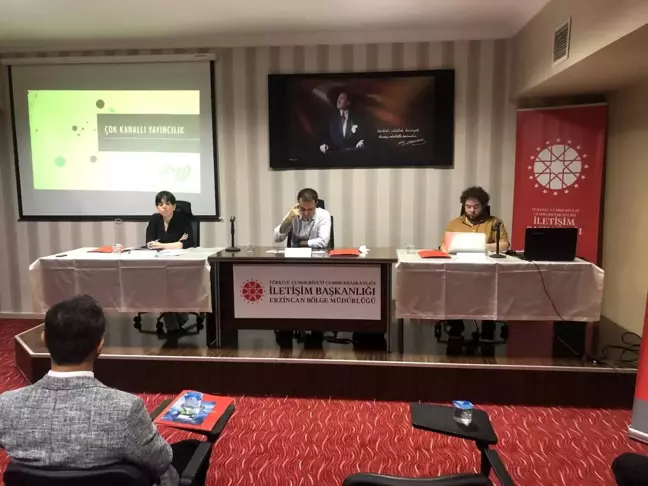 Erzincan'daki yerel medya temsilcileri