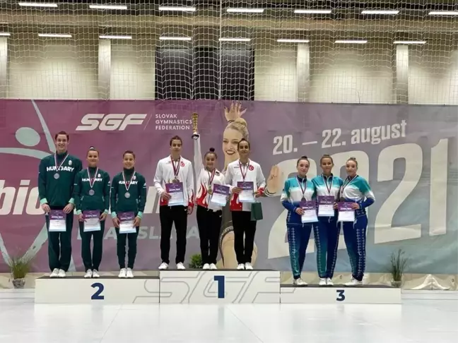 Manisa Büyükşehir'in cimnastik sporcularından uluslararası başarı