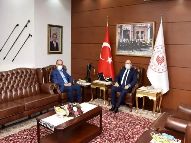 Vali Mustafa Tutulmaz'a Ziyaretler Devam Ediyor