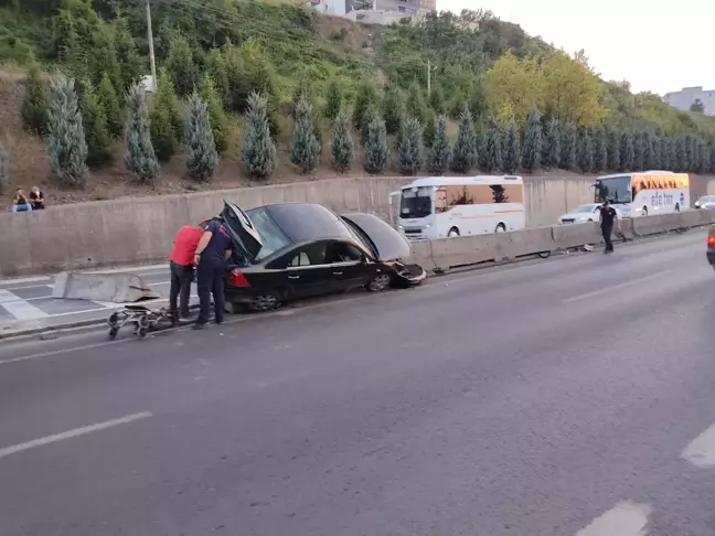Son dakika haber! Kocaeli'deki kazada kadın sürücü ile kızı yaralandı