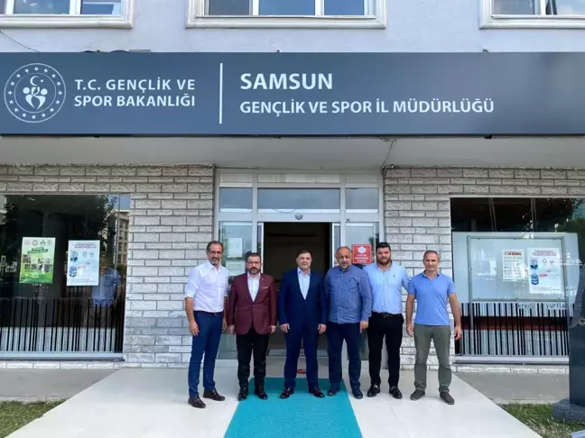 Musa Aydın, Samsun Gençlik ve Spor İl Müdürlüğü'nü ziyaret etti