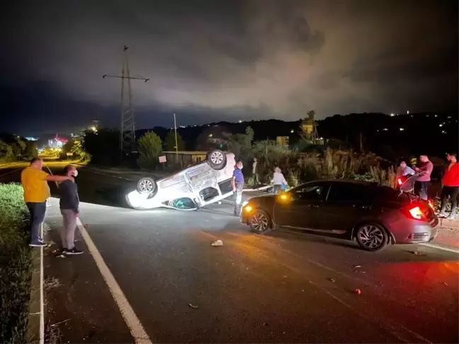 Ordu'da trafik kazası: 2 yaralı