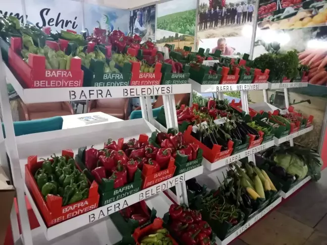 Bafra'nın ürünleri görücüye çıktı