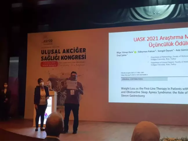 Öğretim Üyemize Makale Ödülü