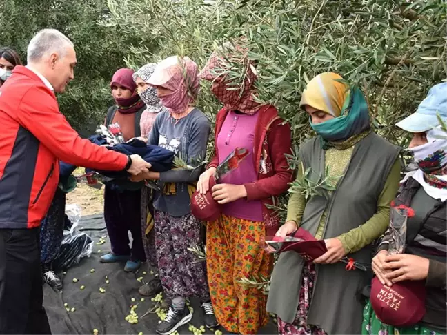 Manisa'da kadın üreticilere anlamlı ziyaret