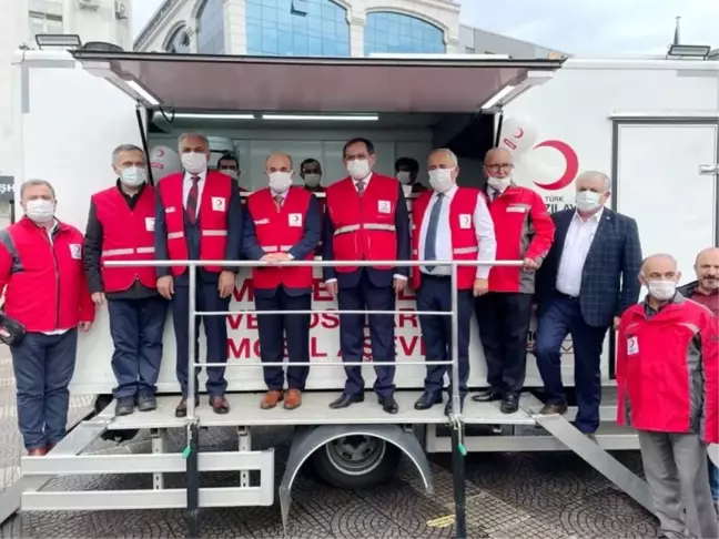 Türk Kızılayın kuruluşunun 153'üncü yılı dolayısıyla Samsun'da etkinlik düzenlendi