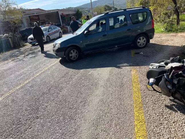 Bodrum'da motosikletle otomobil çarpıştı: 1 ölü
