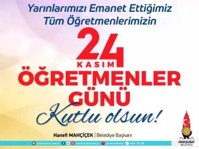 Başkan Mahçiçek'ten Öğretmenler Günü'nde Çiçekli Kutlama