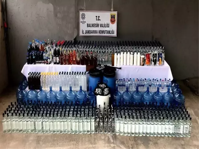 Son dakika haberleri! Balıkesir'de 21 şahsa kaçak içki operasyonu