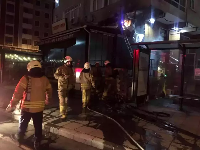 Şişli'de restoranın asma katında yangın