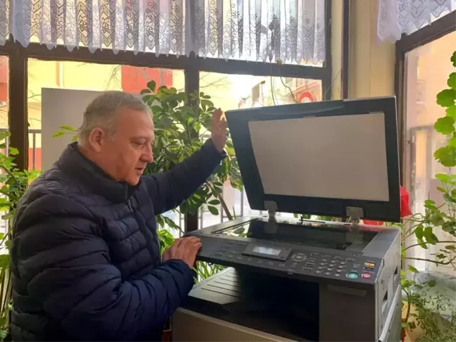 Eskişehirli muhtardan öğrencilere ücretsiz fotokopi hizmeti