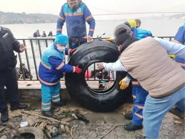 ÜSKÜDAR'DA DENİZDEN ÇIKARILANLAR ŞAŞIRTTI