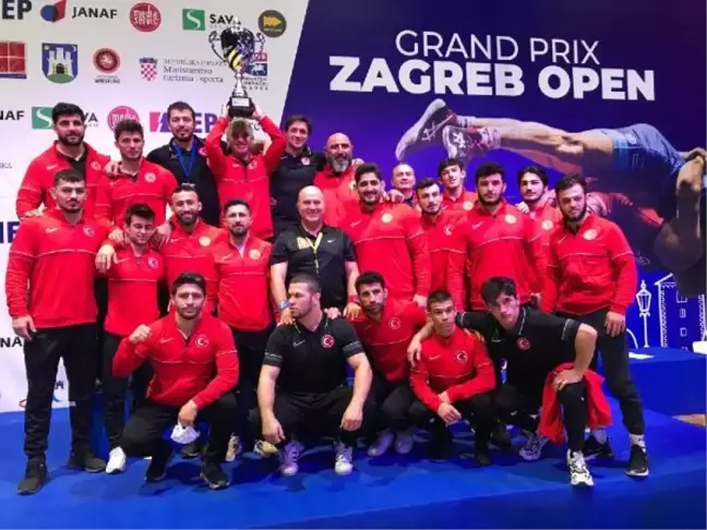 Milli güreşçiler, Grand Prix Zagrep Open'ı takım halinde şampiyon tamamladı
