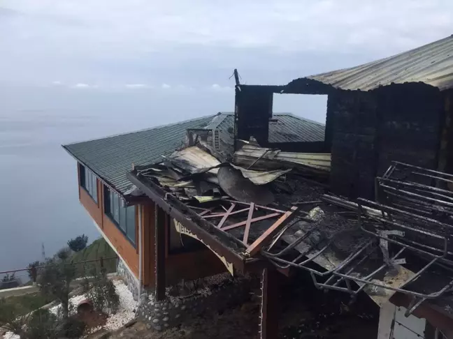 Rize'de işten çıkarılacağını öğrenen şahıs çalıştığı iş yerini ateşe verdi... Kaçmaya çalışırken kaza yapınca yakalandı