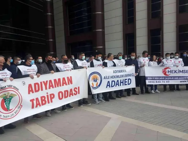 Adıyaman'da doktorlar iş bıraktı