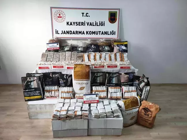 Kayseri'de 33 bin 400 adet dolu makaron ele geçirildi