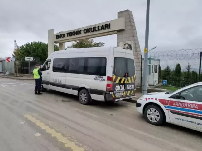 Dilovası'nda okul servislerine denetim