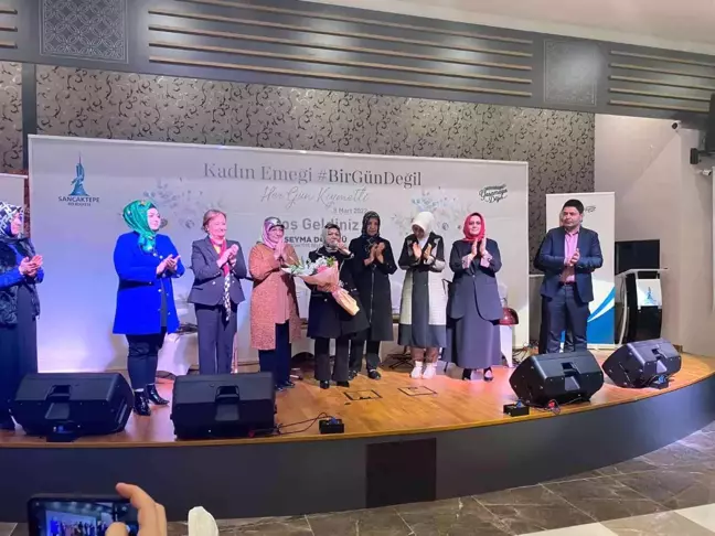 Girişimci kadınlar Sancaktepe Belediyesi etkinliği'ne katıldı