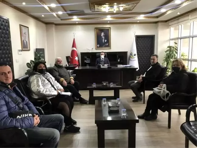 Burhaniye'de Kaymakam Memiş, yeni muhtar ve heyetini kabul etti
