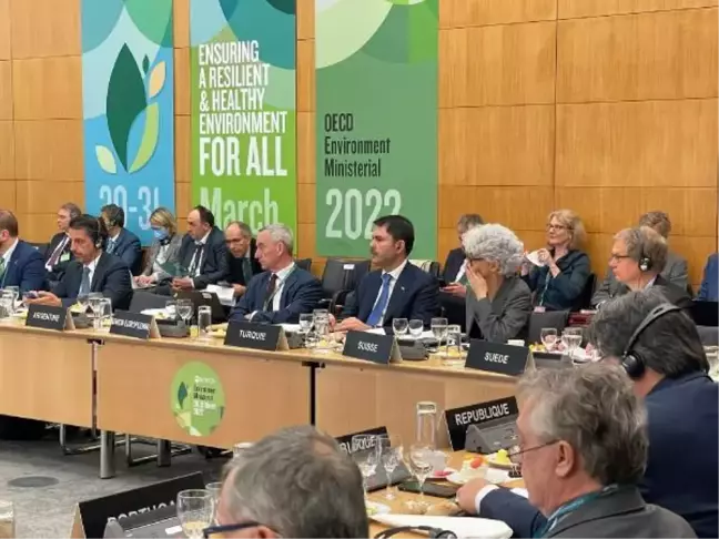 Bakan Kurum, OECD Çevre Bakanları Toplantısı'nda konuştu
