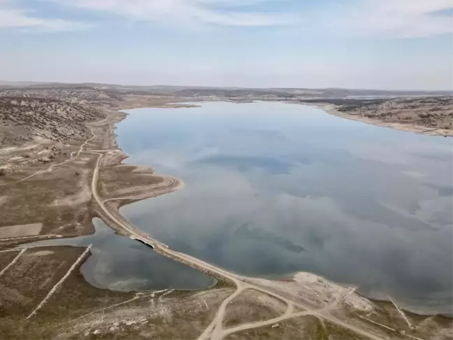 Kütahya ve Eskişehir'in su kaynağı Porsuk Barajı'nda seviye artıyor