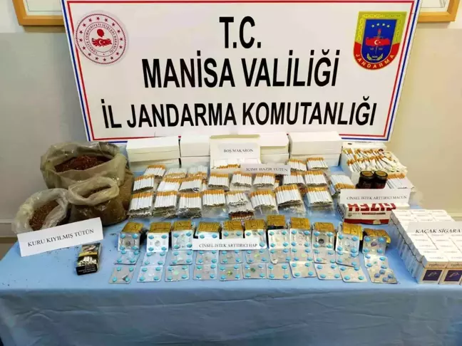 Manisa'da jandarmadan kaçak sigara operasyonu