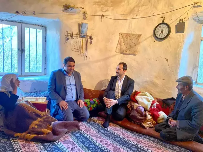 Kaymakam Kundakçı'dan yaşlı ve mağdur ailelere ziyaret