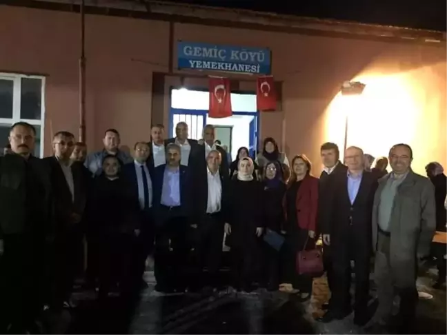 Gemiç Mahallesi'nde iftar programı düzenlendi