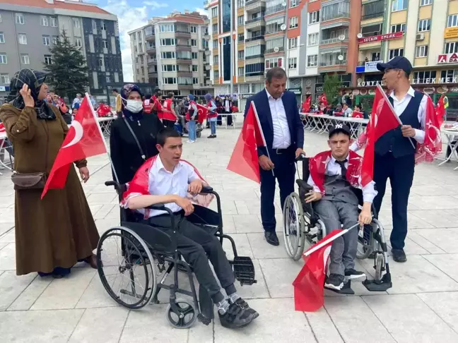 Son dakika haber! Bir günlüğüne asker olacak özel bireylere 'asker eğlencesi' yapıldı