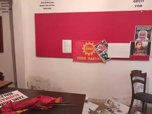 Rize'de, Emep Fındıklı İlçe Başkanlığı'na Saldırı