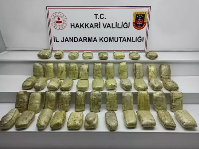 Yüksekova'da, 51 kilo eroin ele geçirildi