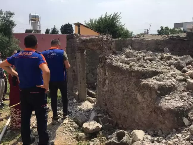 Osmaniye'de metruk bina çöktü: 1 yaralı