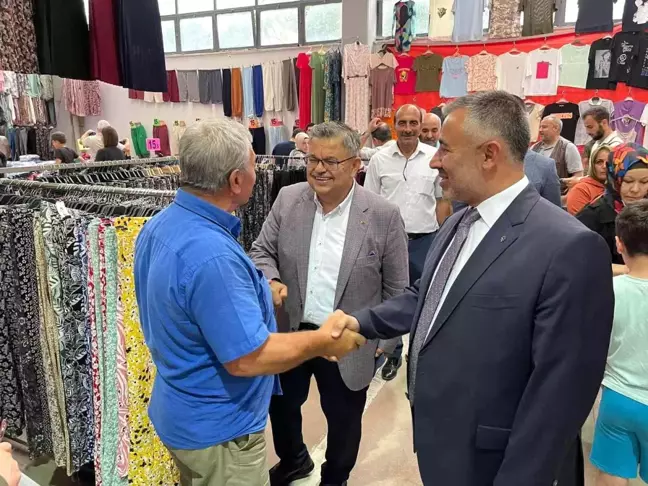 Milletvekili Yağcı ve İl Başkanı Yıldırım'dan pazar ziyareti