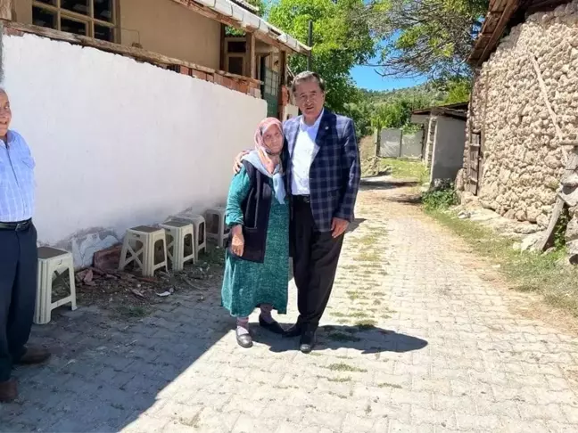 Milletvekili Güneş, köylerdeki vatandaşlarla bir araya geliyor