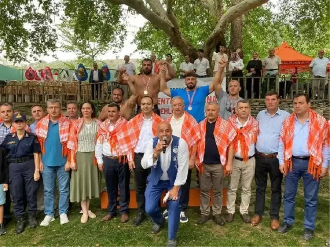Muğla spor haberi: Menteşe Beşpınar Yağlı Pehlivan Güreşleri'nde başpehlivanlığı Fatih Atlı kazandı