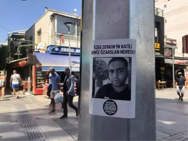 Ezgi'nin cinayet şüphelisinin bulunması için ilan bastırıp, sokaklara astılar