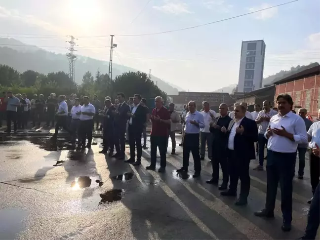 TTK Karadon Müessesesinde yeni üretim panosu açıldı