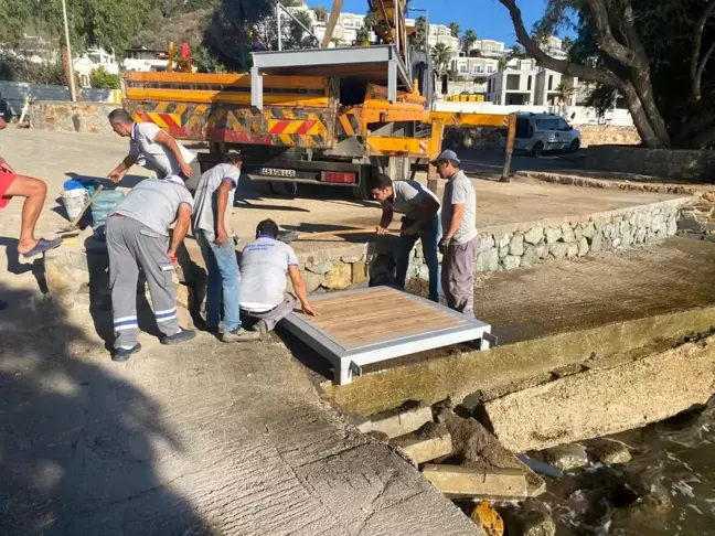 Halk plajlarında çalışmalar aralıksız sürüyor