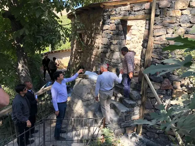 Hakkari haberi... Çukurca'nın tarihi taş değirmeninde restorasyon çalışması başlatıldı