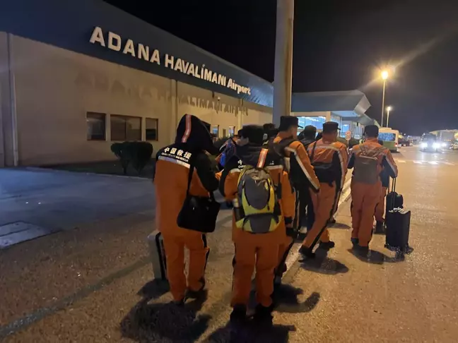Çinli Kurtarma Ekibi Adana'ya Ulaştı