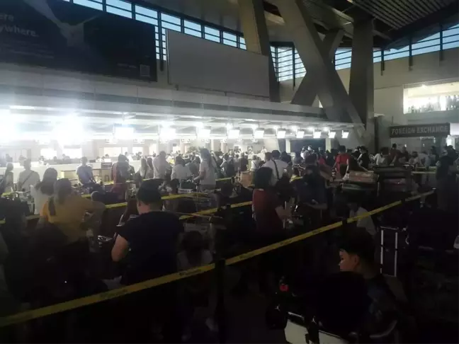 Filipinler'de havalimanında elektrik kesintisi: 46 uçuş iptal edildi