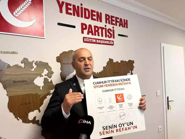 Yeniden Refah Partisi Genel Başkan Yardımcısı Zor: